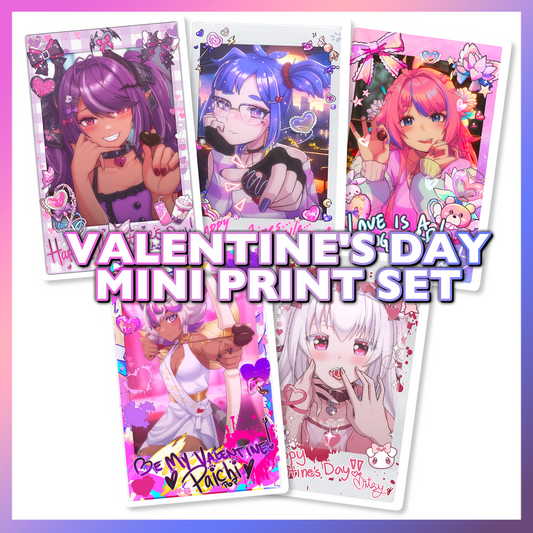 Digital Dropouts Valentine's Mini Print Set