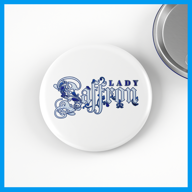 Lady Saffron Small Logo Button