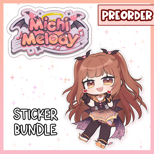 Michi Melody Halloween Sticker Pack [PREORDER]