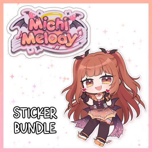 Michi Melody Halloween Sticker Pack