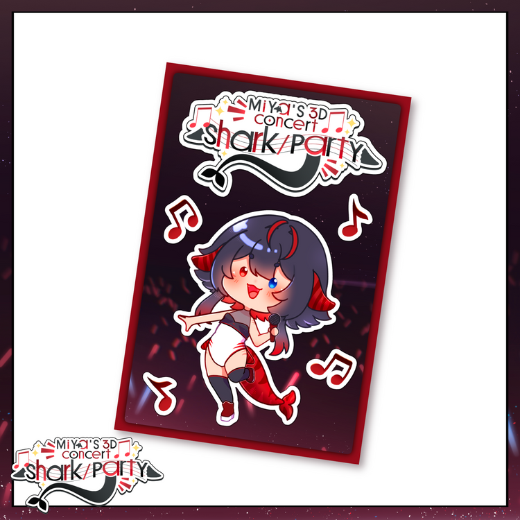 Miya's 3D Concert Sticker Sheet