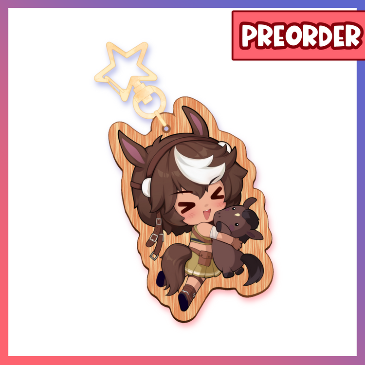 Tomoe Umari Wood Keychain [PREORDER]